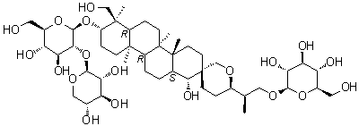 Hosenkoside F molecular structure (CAS 160896-45-7)