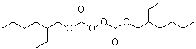 structure of CAS# 16111-62-9, Peroxydicarbonic acid bis(2-ethylhexyl) ester;Diethylhexyl peroxydicarbonate; EHP; Espercarb 840M; Kayacarbon EH; Lup 223; Luperox 223; Luperox 223EN40; Luperox 223EN60H; Luperox 223V75; Luperox 226EN60; Lupersol 223; Peroyl OPP; Peroyl OPP 60E; Trigonox EHP; Trigonox EHP-C 75; Trigonox EHP-W 40; Trigonox EHPC