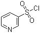 structure of CAS# 16133-25-8, 3-Pyridinesulfonyl chloride;m-Pyridinesulfonyl chloride