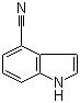 structure of CAS# 16136-52-0, 4-Cyanoindole