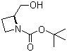 structure of CAS# 161511-85-9, (S)-1-Boc-2-azetidinemethanol;(S)-N-tert-Butyloxycarbonyl-2-azetidinylmethanol; tert-Butyl (2S)-2-(hydroxymethyl)azetidine-1-carboxylate
