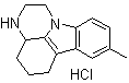 结构式 CAS# 16154-78-2, 吡吲哚盐酸盐