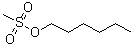 structure of CAS# 16156-50-6, Hexyl mesylate;Hexyl methanesulfonate; n-Hexyl methanesulfonate