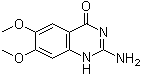 结构式 CAS# 16175-67-0, 2-氨基-6,7-二甲氧基-4(1H)-喹唑啉酮