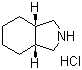 结构式 CAS# 161829-92-1, (3aR,7aS)-rel-八氢-1H-异吲哚盐酸盐