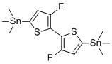 structure of CAS# 1619967-09-7, (3,3'-Difluoro-[2,2'-bithiophene]-5,5'-diyl)bis(trimethylstannane);[4-fluoro-5-(3-fluoro-5-trimethylstannylthiophen-2-yl)thiophen-2-yl]-trimethylstannane