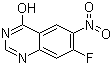 7-Fluoro-6-nitro-4-hydroxyquinazoline molecular structure (CAS 162012-69-3)