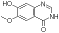 6-甲氧基-7-羟基喹唑啉-4-酮分子结构 (CAS 162012-72-8)