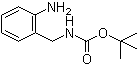 structure of CAS# 162046-50-6, (2-Aminobenzyl)carbamic acid tert-butyl ester