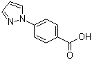 结构式 CAS# 16209-00-0, 4-(1H-吡唑-1-基)苯甲酸
