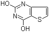 structure of CAS# 16233-51-5, 2,4-Dihydroxythieno[3,2-d]pyrimidine;Thieno[3,2-d]pyrimidine-2,4-diol