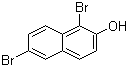 1,6-二溴-2-萘酚分子结构 (CAS 16239-18-2)