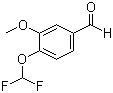 structure of CAS# 162401-70-9, 3-Methoxy-4-(difluoromethoxy)benzaldehyde;4-(Difluoromethoxy)-3-methoxybenzaldehyde