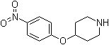 structure of CAS# 162402-39-3, 4-(4-Nitrophenoxy)piperidine;4-(4-Nitrophenyloxy)piperidine; 4-(4-Piperidinyl)oxy-1-nitrobenzene