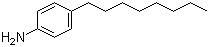 structure of CAS# 16245-79-7, 4-Octylaniline
