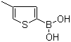 结构式 CAS# 162607-15-0, 4-甲基-2-噻吩硼酸