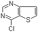 structure of CAS# 16269-66-2, 4-Chlorothieno[3,2-d]pyrimidine