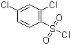 structure of CAS# 16271-33-3, 2,4-Dichlorobenzenesulfonyl chloride;2,4-Dichlorobenzene-1-sulfonyl chloride