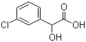 structure of CAS# 16273-37-3, 3-Chlorophenylglycolic acid;2-(3-Chlorophenyl)-2-hydroxy-acetic acid