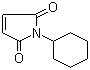 structure of CAS# 1631-25-0, N-Cyclohexylmaleimide;1-Cyclohexyl-1H-pyrrole-2,5-dione