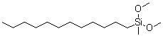 Dodecyl(methyl)dimethoxysilane molecular structure (CAS 163131-89-3)