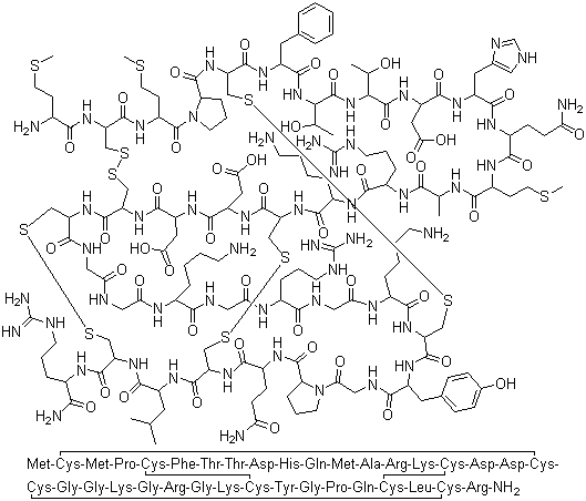 structure of CAS# 163515-35-3, Chlorotoxin