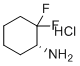 structure of CAS# 1638744-85-0, (1R)-2,2-Difluorocyclohexan-1-amine hydrochloride