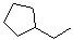 Ethylcyclopentane molecular structure (CAS 1640-89-7)