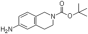 structure of CAS# 164148-92-9, 6-Amino-2-N-Boc-1,2,3,4-tetrahydroisoquinoline;6-Amino-3,4-dihydro-1H-isoquinoline-2-carboxylic acid tert-butyl ester