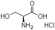structure of CAS# 16428-75-4, L-Serine hydrochloride