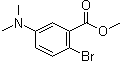 structure of CAS# 164513-41-1, Methyl 2-bromo-5-(dimethylamino)benzoate;2-Bromo-5-(dimethylamino)benzoic acid methyl ester