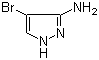 structure of CAS# 16461-94-2, 3-Amino-4-bromopyrazole;4-Bromo-1H-pyrazol-5-amine