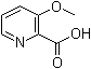 structure of CAS# 16478-52-7, 3-Methoxy-2-pyridinecarboxylic acid;3-Methoxypicolinic acid