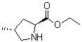 结构式 CAS# 165273-06-3, 反式-4-甲基-DL-脯氨酸乙酯
