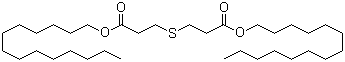 structure of CAS# 16545-54-3, Ditetradecyl 3,3'-thiodipropionate