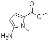 Methyl N-methyl-5-amino-2-pyrrolecarboxylate molecular structure (CAS 166182-90-7)
