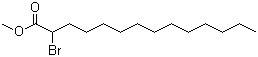 Methyl 2-bromotetradecanoate molecular structure (CAS 16631-25-7)