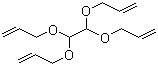 structure of CAS# 16646-44-9, Tetraallyloxyethane;Glyoxal bis(diallyl acetal); 1,1,2,2-Tetraallyloxyethane