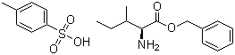 L-异亮氨酸苄酯对甲苯磺酸盐分子结构 (CAS 16652-75-8)