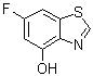 结构式 CAS# 1665288-66-3, 6-氟-4-苯并噻唑醇
