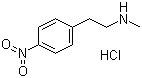 结构式 CAS# 166943-39-1, N-甲基-4-硝基苯乙胺盐酸盐