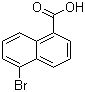 structure of CAS# 16726-67-3, 5-Bromonaphthalene-1-carboxylic acid