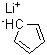 structure of CAS# 16733-97-4, Lithium cyclopentadienide;Lithium cyclopentadiene
