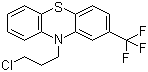 10-(3-Chloropropyl)-2-(trifluoromethyl)-10H-phenothiazine molecular structure (CAS 1675-46-3)