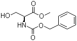 N-Cbz-L-serine methyl ester molecular structure (CAS 1676-81-9)