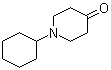 结构式 CAS# 16771-84-9, 1-环己基四氢-4(1H)-吡啶酮