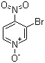 structure of CAS# 1678-49-5, 3-Bromo-4-nitropyridine 1-oxide