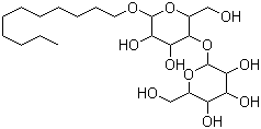 结构式 CAS# 168037-13-6, 十一烷基 alpha-D-麦芽糖苷