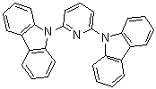 structure of CAS# 168127-49-9, 2,6-Bis(carbazol-9-yl)pyridine;2,6-Bis(9H-carbazol-9-yl)pyridine; 2,6-Bis(N-carbazolyl)pyridine; 2,6-Bis(N-carbazoyl)pyridine