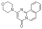 structure of CAS# 168425-64-7, 2-(Morpholin-4-yl)pyrimido[2,1-a]isoquinolin-4-one